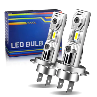 1pcs 12000LM H7 Lâmpadas LED Farol Fanless Super Branco Brilhante 60W Farol Do Carro Sem Fio Farol Da Motocicleta Farol de nevoeiro