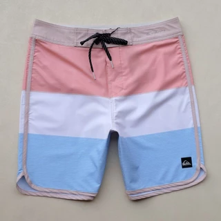 Bermudas À Prova D'água Calções De Praia De 4 Vias Elasticidade Secagem Rápida GYM Fitness Calças De Surf JIKE004
