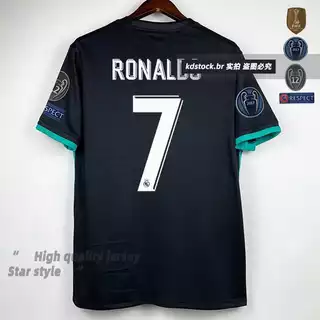 17-18real Madrid Camisa de Futebol Retro de Longa Distância No. 7 RONALDO Liga Européia do Campeonato Europeu de Futebol Jersey Jersey