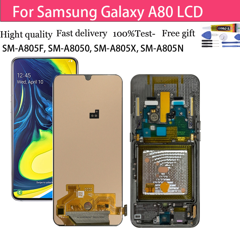 Para Samsung Galaxy A80/SM-A805F Display LCD Peças De Reposição Do ...