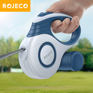 ROJECO 3/5M Trela Retrátil Automática Para Cães , Tiras Leves Da Moda Filhotes , Animais De Estimação , Flexi , Caminhad