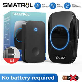 SMATRUL CACAZI 60 Toques Porta Sem Fio Auto-Alimentada À Prova D