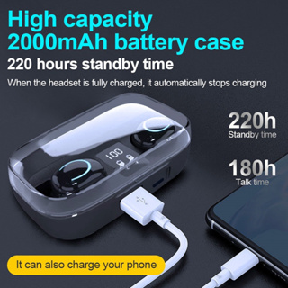 [Fones De Ouvido Bluetooth H2 Embutidos MIC ith Wireless 5.2 Para Jogos Hi-Fi Sound Earbudsbluetooth
