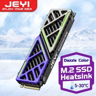 Ranhura De Resfriamento JEYI Dazzcold M . 2 SSD Dissipador De Calor 2280 NVME NGFF Radiador Magnésio Liga De Alumínio PC Resfriador Eficiente Com Almofada Térmica De Silicone