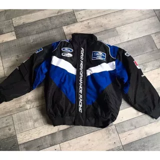Mais Tamanho Casaco Real Bordado Inverno Para Mulher E Homem De Motocicleta F1 Racing