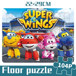 Cartoon Series Quebra-cabeça de papel grosso 104P Quebra-cabeça Educação infantil de 3 a 6 anos