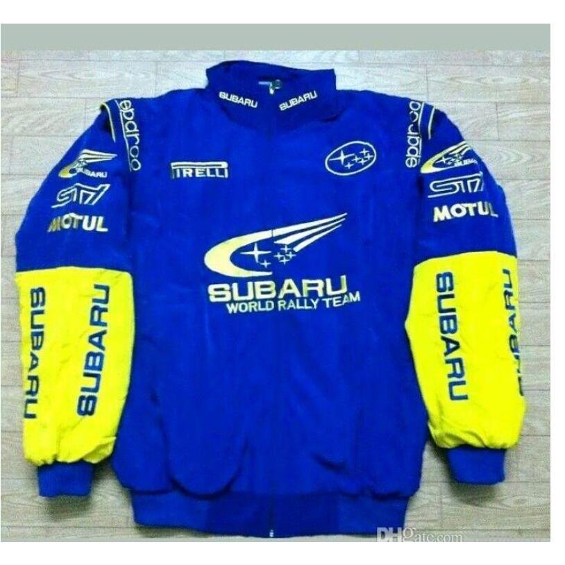 Mais Tamanho Casaco Real Bordado Inverno Para Mulher E Homem De Motocicleta F1 Racing