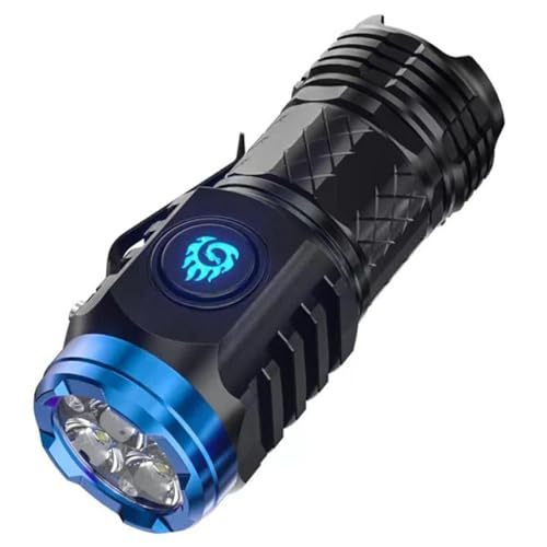 Lanterna LED De Três Olhos Alemã Mini Flash Monstro Ultra