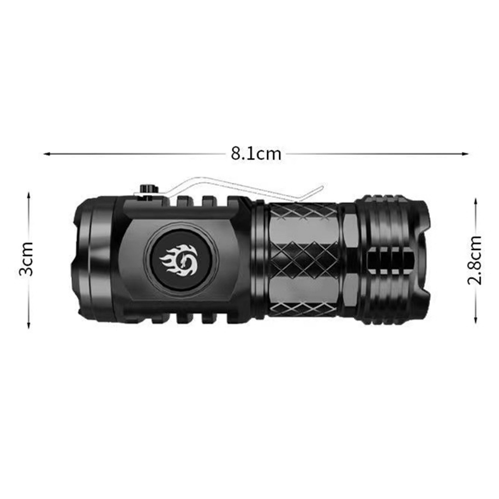 LUMINARA SML3個セット Lanterna LED De Três Olhos Alemã Mini Flash Monstro Ultra