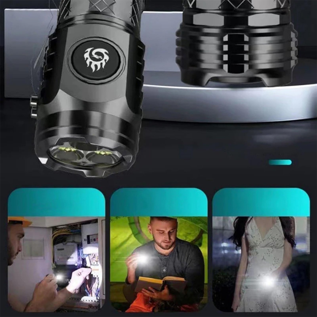 LUMINARA SML3個セット Lanterna LED De Três Olhos Alemã Mini Flash Monstro Ultra