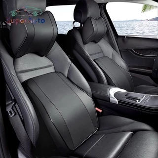 SuperAuto Universal Encosto De Cabeça Para Carro Almofada Do Assento Apoio Pescoço De Espuma De Memória Lombar