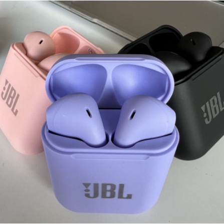 Fone De Ouvido Bluetooth Original JBL i12 tws Wireless Stereo 5.0 , Para iPhone , Android , Caixa De Carga smartphone , Esportes