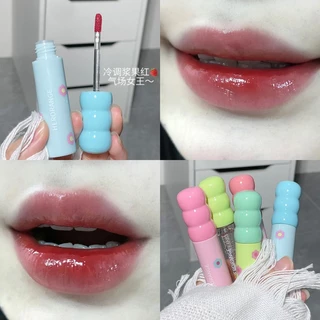 Herorange Cartoon Color Series espelho brilho labial copo antiaderente hidratante de longa duração batom não desbotado 5