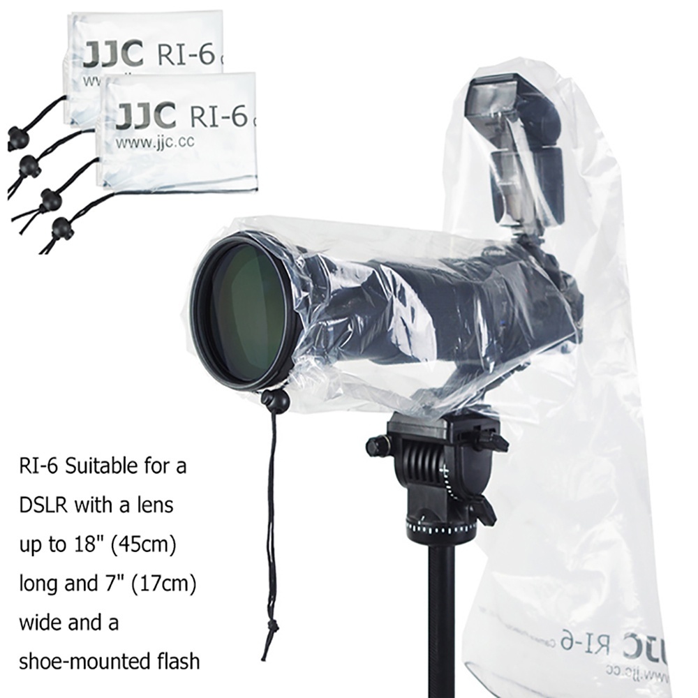 JJC RI-S Disposable Rain Cover For Mirrorless System Camera (DSLR Camera) - Pac | UK