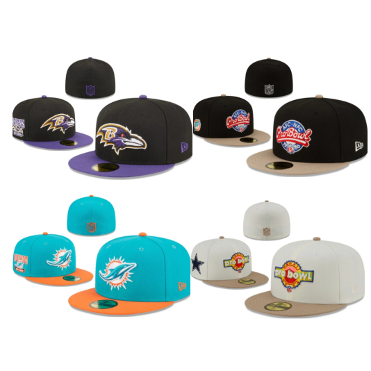 Outdoor N.F.L. New Era 59th Class Street Dance Board Hat Hip Hop American Street American Street Homens da moda Mulheres Cartas bordadas Boné de Baseball