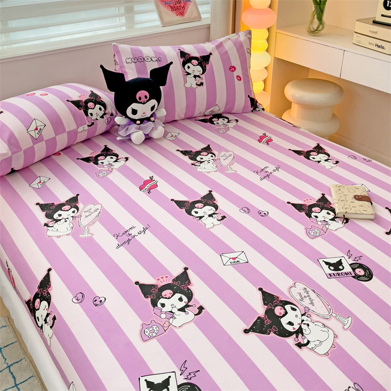 Dansunreve Sanrio Camas De Cama 100 % Algodão Hello Kitty Canela Kuromi ...