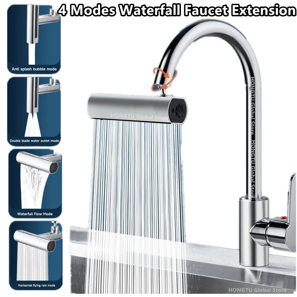 Torneira De Cozinha APPASO - Cachoeira 4 Furos Com Dispensador