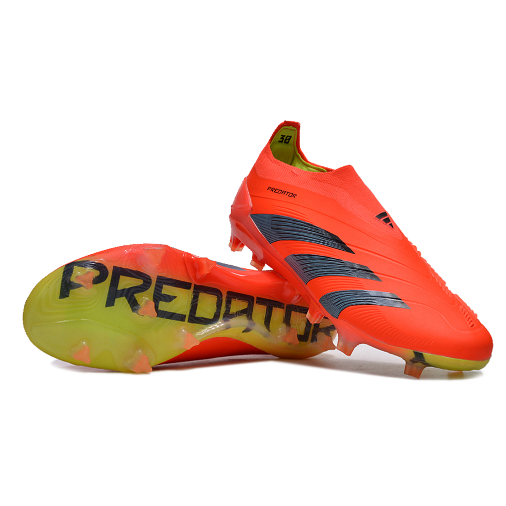 Novo Estilo PREDADOR 24 ACURACY FG Falcon Essence Malha Completa com Cabos Botas De Futebol FG HighTop