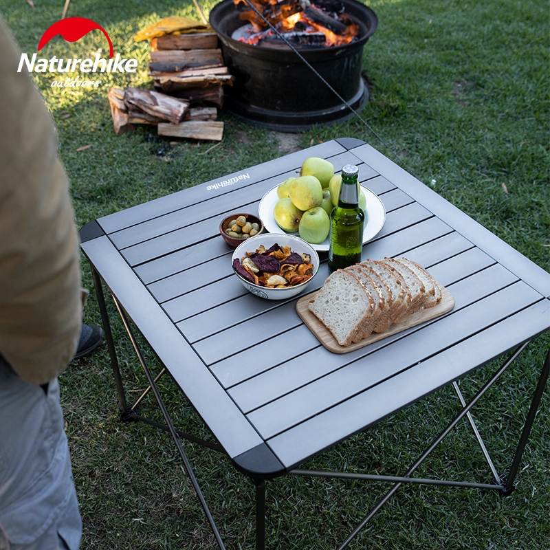 Mesa De Camping Dobrável De Alumínio Para Naturehike Exterior Ultralight