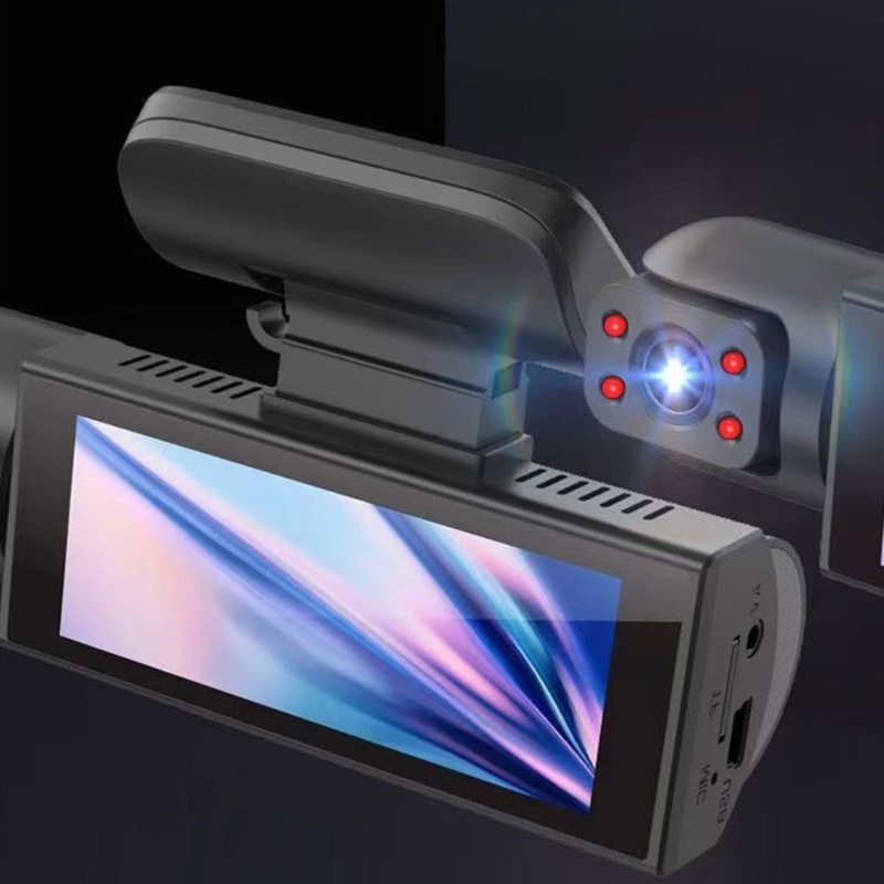 Gravador De 2 Lentes De Direção 1080P HD Night Vision Função Visão Noturna Carro Dvr Reverso