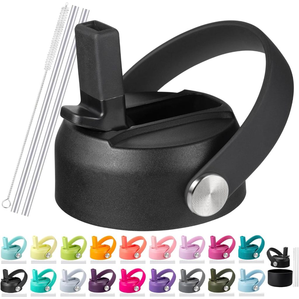 Hydro Flask Tampa De Palha De Boca Larga Para Frasco Hydro Flask 12-64oz Com Cabo E Palhetas Esportiva De Substituição