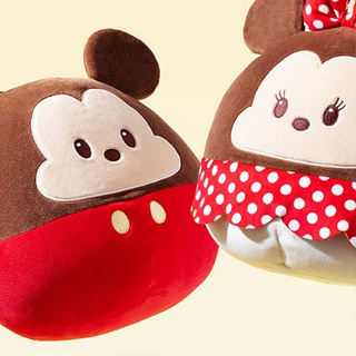 Produto Famoso Super Fofo Mickey Minnie Disney Série Retro Doll Doll Toy Doll Pillow Super Macio