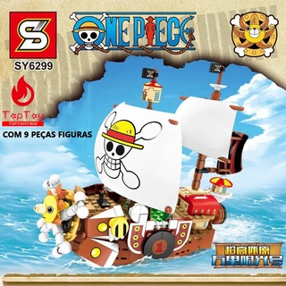 432 Peças One Piece THOUSAND SUNNY No. Luffy Joguetes Brinquedos de Blocos de Construção Navio Montar Modelo de Meninos Educativos Brinquedo Presentes de Aniversário e Natal para Crianças