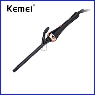 Kemei Professional Hair Curler Ferro De Frisar Com Turmalina Extra Longa Ferramenta De Estilo De Ondulação Rápida De Cabelo De Cerâmica Dupla
