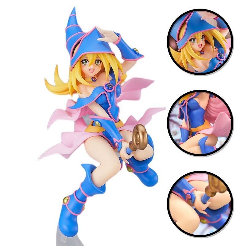 18CM Yu-Gi-Oh! Duelo monstros yami yugi atem mágico escuro menina mana figura pvc boneca collectible modelo estatueta brinquedo