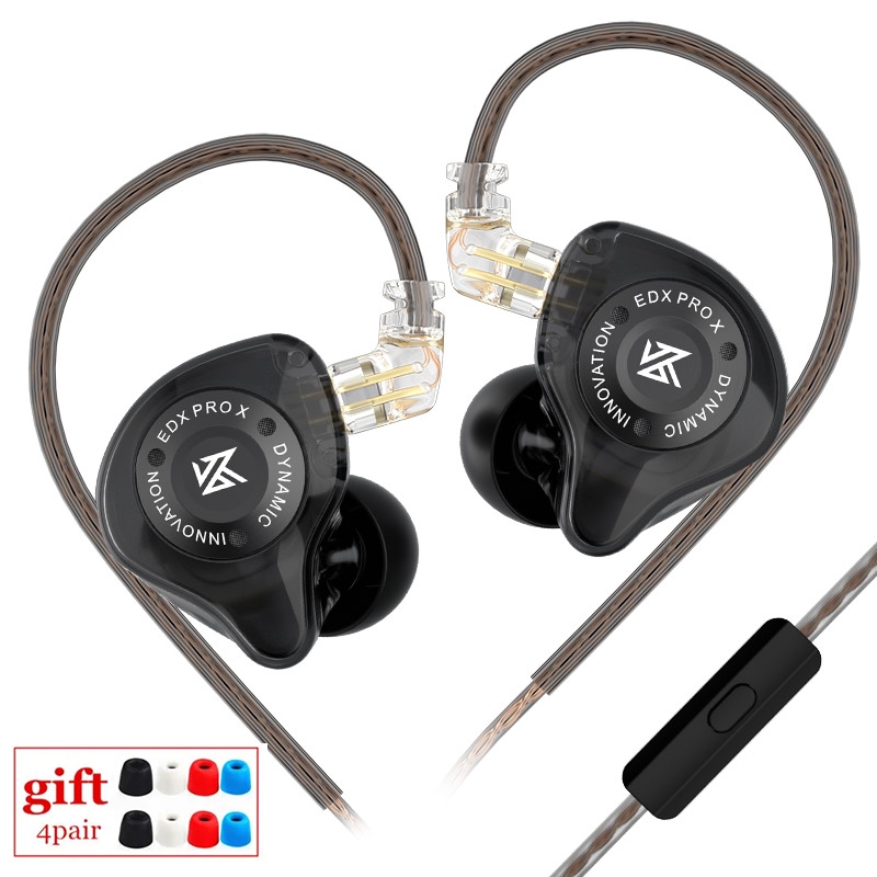 KZ EDX PRO X Fone De Ouvido De Acionamento Dinâmico HIFI Bass