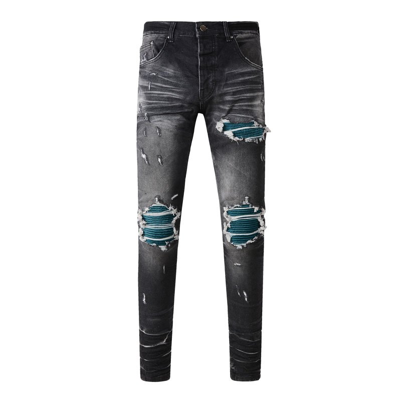 Calça best sale jeans remendada