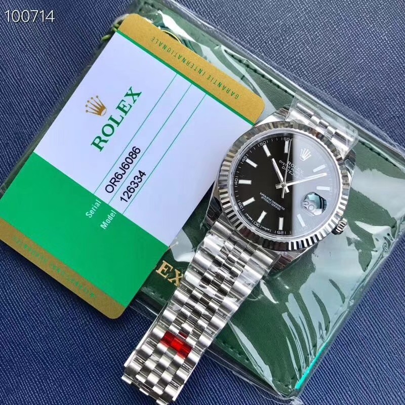 Relógio Rolex Mecânico Automático Rolex 40mm 904L de Aço Inoxidável de Luxo Marca Rolex AAA