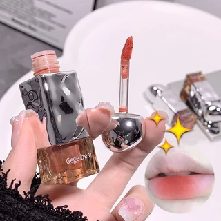 Gege bear Matte Velvet Lip Glaze , Sedoso E Antiaderente , Renderização Avançada De Cores , Esmalte Labial Fosco