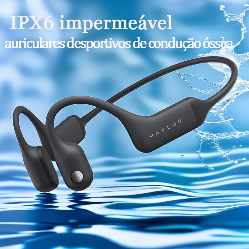 HAYLOU PurFree (BC01) Fones De Ouvido De Condução Óssea V5.2 Bluetooth IP67 À Prova D'água Para Proteção Auditiva Esportiva