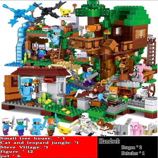 Brinquedos Infantis Minecraft Blocos de Construção Brinquedos Pequenos Partículas Construção Blocos