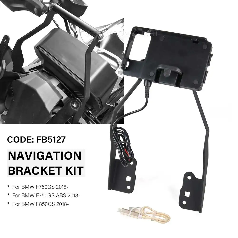 Suporte Superior De Navegação De Posicionamento GPS Para BMW F850GS F 850gs GS F750GS 750 ABS 2018-Carenagem Do Pára-Brisas Da Motocicleta