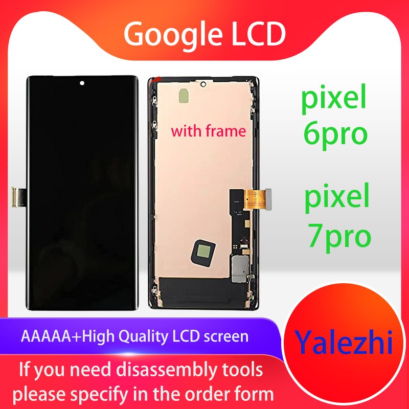 Para Google Pixel 6 Pro/7/8 Conjunto De Tela De Toque LCD/(Com Moldura ...