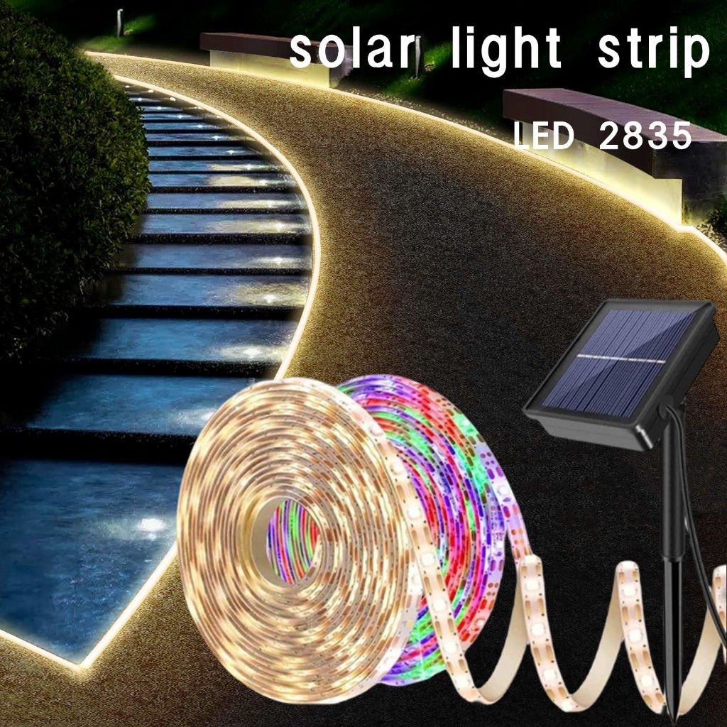 Faixa De Luz Solar À Prova D'água Pode Ser Usada Em Oito Modos Para Decoração Interna E Externa , Incluindo Escadas , Pátios , Natal , Festival Da Primavera Casa