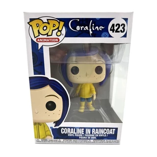 Funko Pop Coraline & The Secret Door 423 Funko Coraline Em Animação De Capa De Chuva Ação Figura Modelo De Coleção De Brinquedos