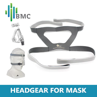 BMC Universal CPAP Headgear Straps Compatível Com Máscara Facial Nasal Completa De Respironics , Resmed , Resmart