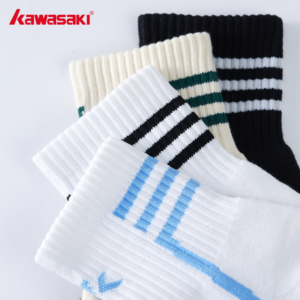 Meias Kawasaki Badminton ET Elite Profissionais De Toalha Espessada De Basquetebol Com Sola Respirável K1F00-B6340