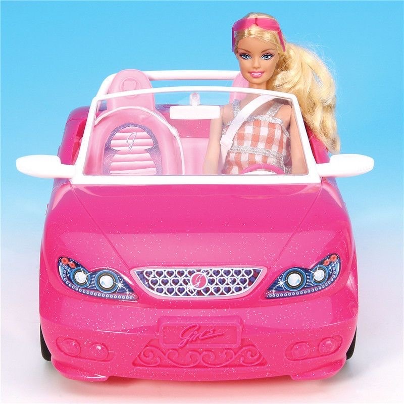 Barbie doll toy sales car