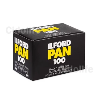 1 Rolo ILFORD PAN 100 Filme Preto E Branco 135 35mm B & W Negativo 36 Exposição/Roll Adequado Para Câmeras De Kodak