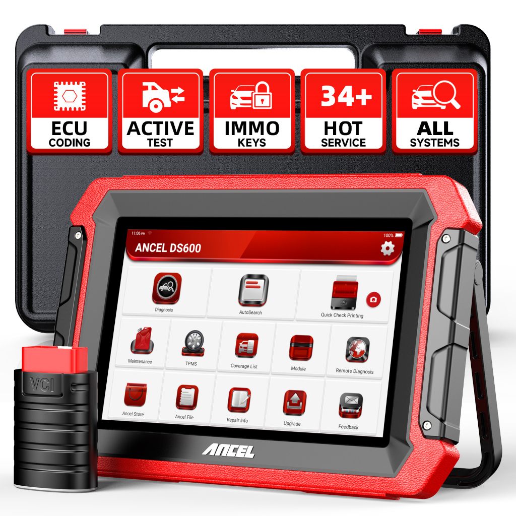 ANCEL DS600 Scanner Obd2 De Nível Superior De Carro Diagnóstico Odb2 ...