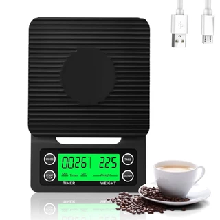 Balança De Café Com Temporizador digital Luz De Fundo LCD Expresso Alta Precisão kithen UTU0