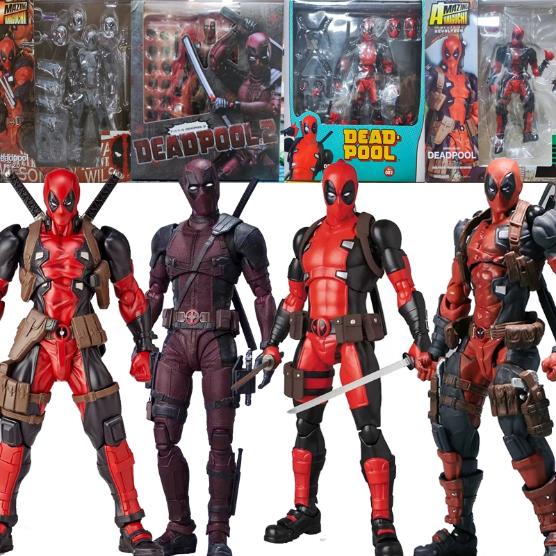 Figma Deadpool Fato Vermelho Maravilha Carnificina Lendas X