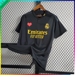 HM Camisa Preta Da Equipe De Futebol Masculino 23/24 III