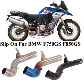 Catalisador De Escape De Motocicleta Aço Inoxidável Link Médio Eliminar Tubo Para BMW F750GS F850GS F 850 GS 2018 2019 2020 2021 2022