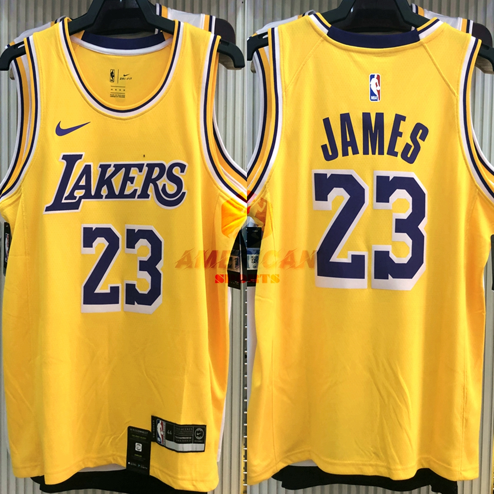 Camiseta 2023NBA Camisa Los Angeles Lakers Número 23 LeBron James Basquetebol Jersey
