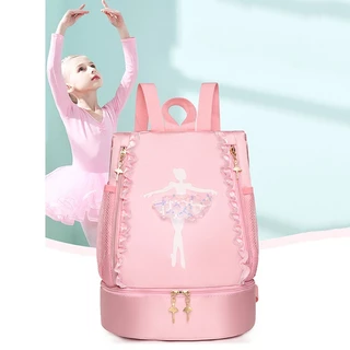 Saco de dança crianças mochila latina Ballet saco de escola menina princesa dança saco